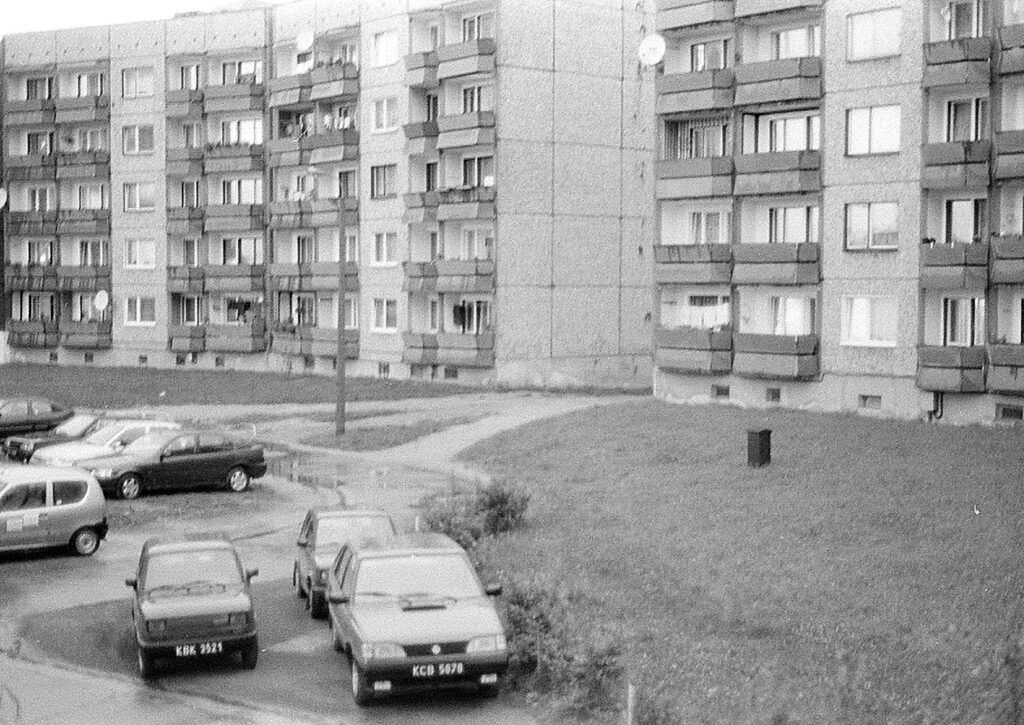 Poland in early '90 had a lot of satellite dishes